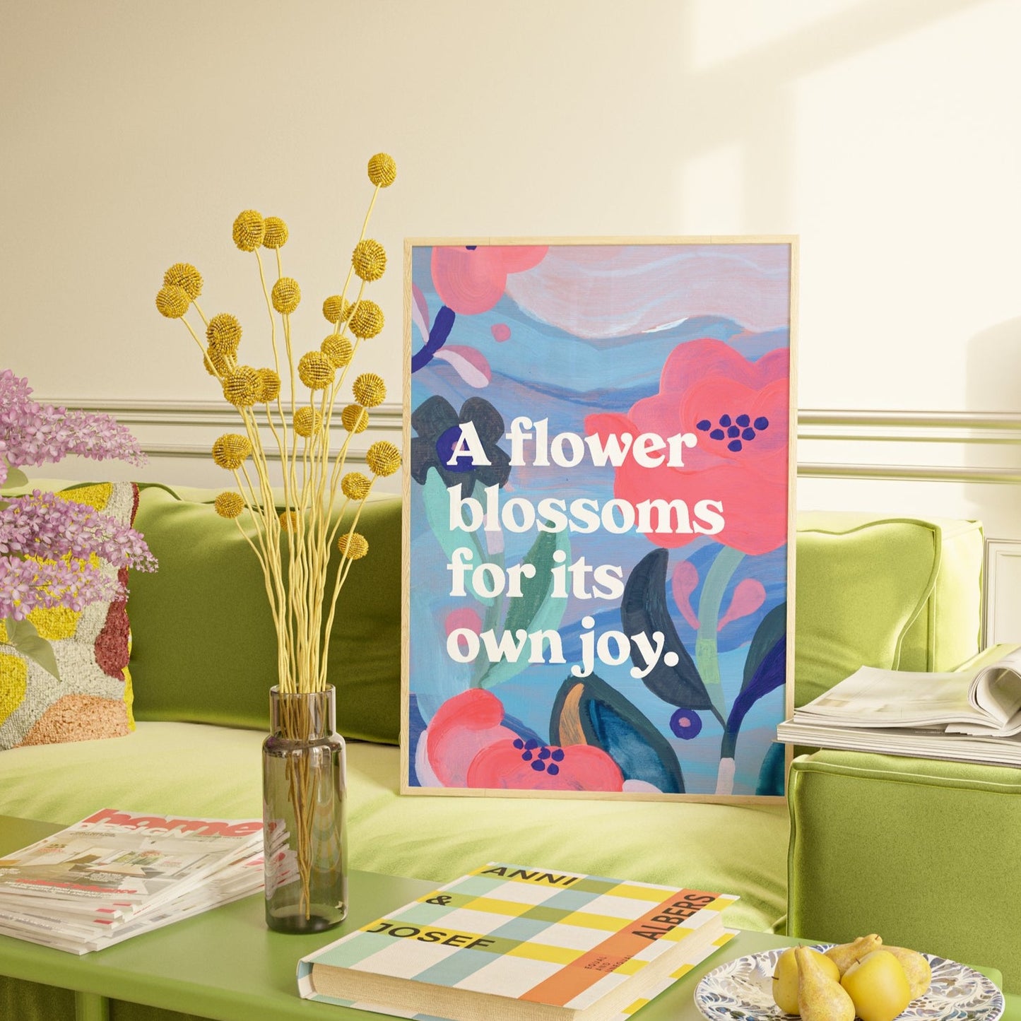 A Flower Blossoms For Its Own Joy Quote