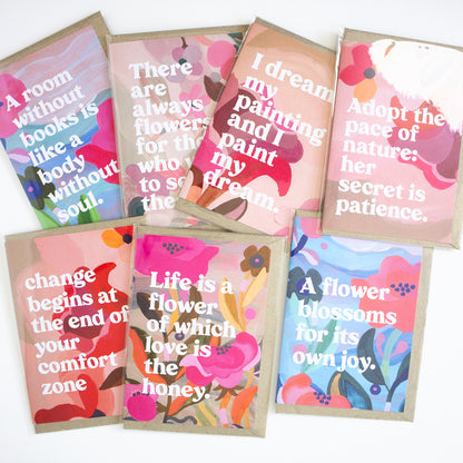 Life Is A Flower Greeting Card