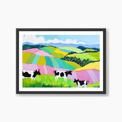 Hinterland Cows Landscape Print