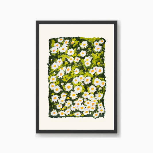 Living In The Daisies Art Print
