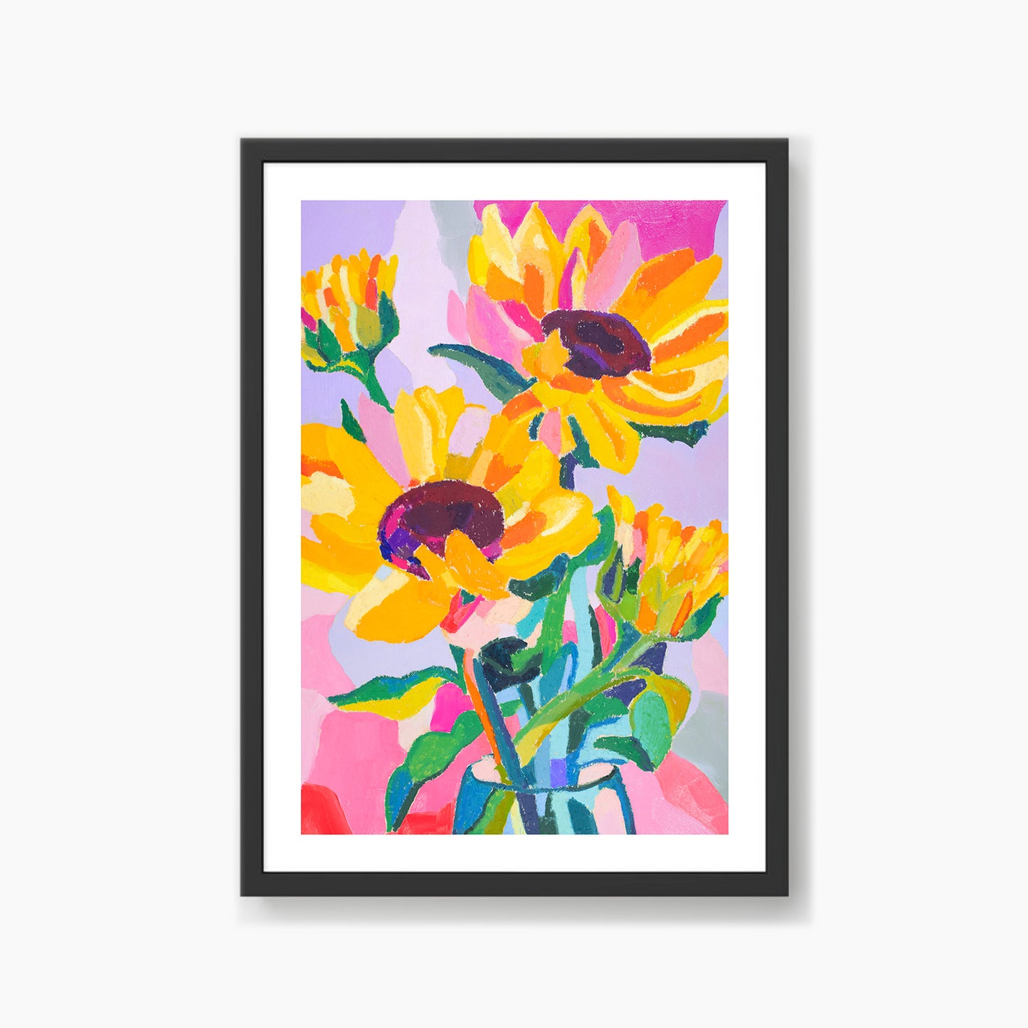 Sunflower Shenanigans Art Print