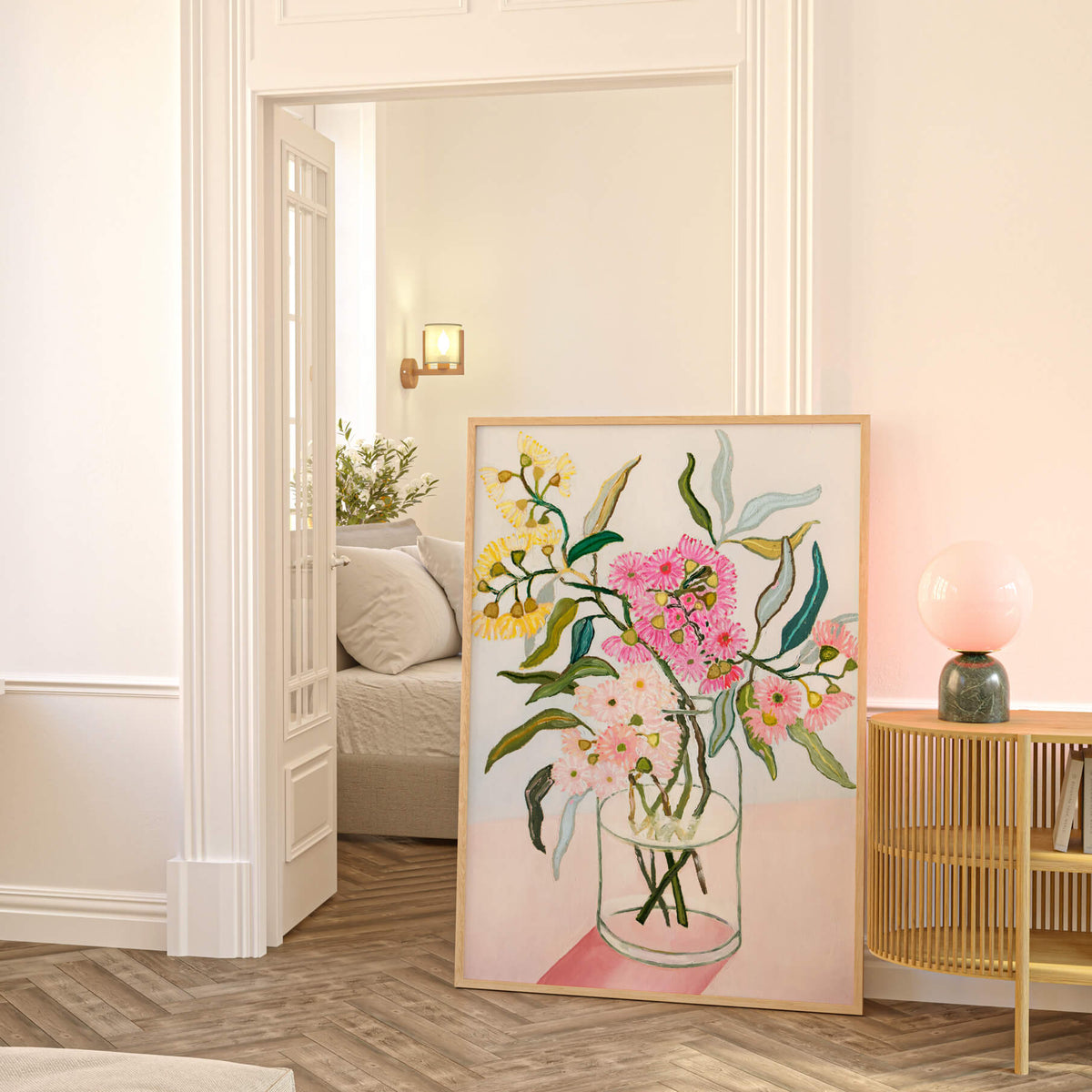Blossoming Gums Art Print