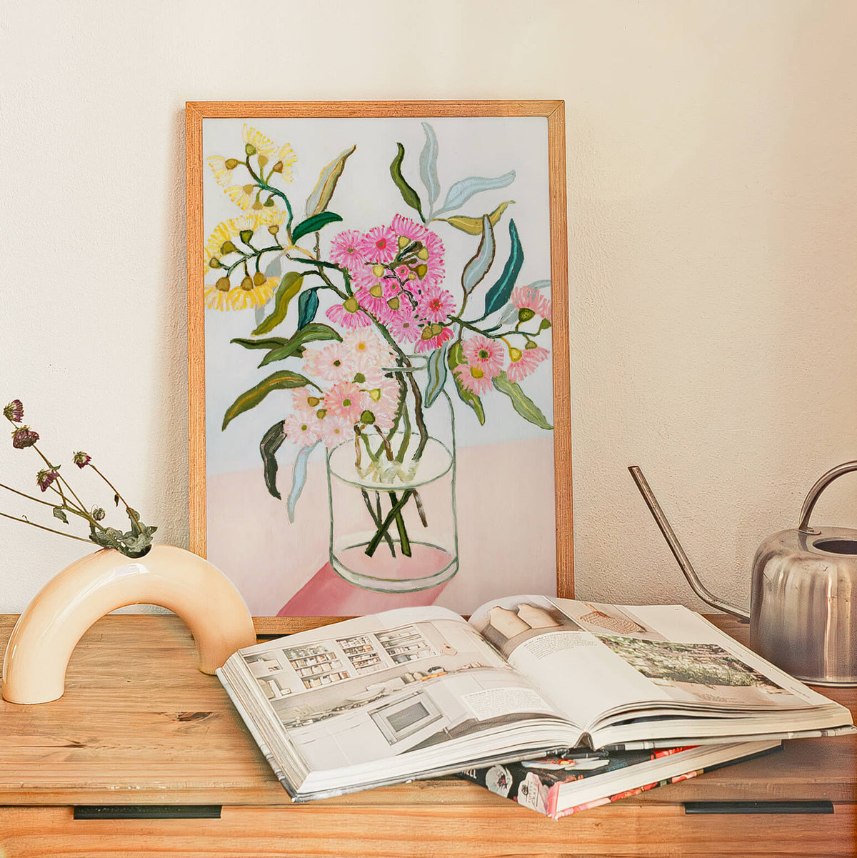 Blossoming Gums Art Print