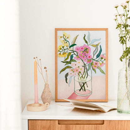 Blossoming Gums Art Print