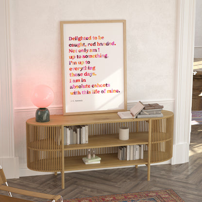 In Absolute Cahoots Poem Print