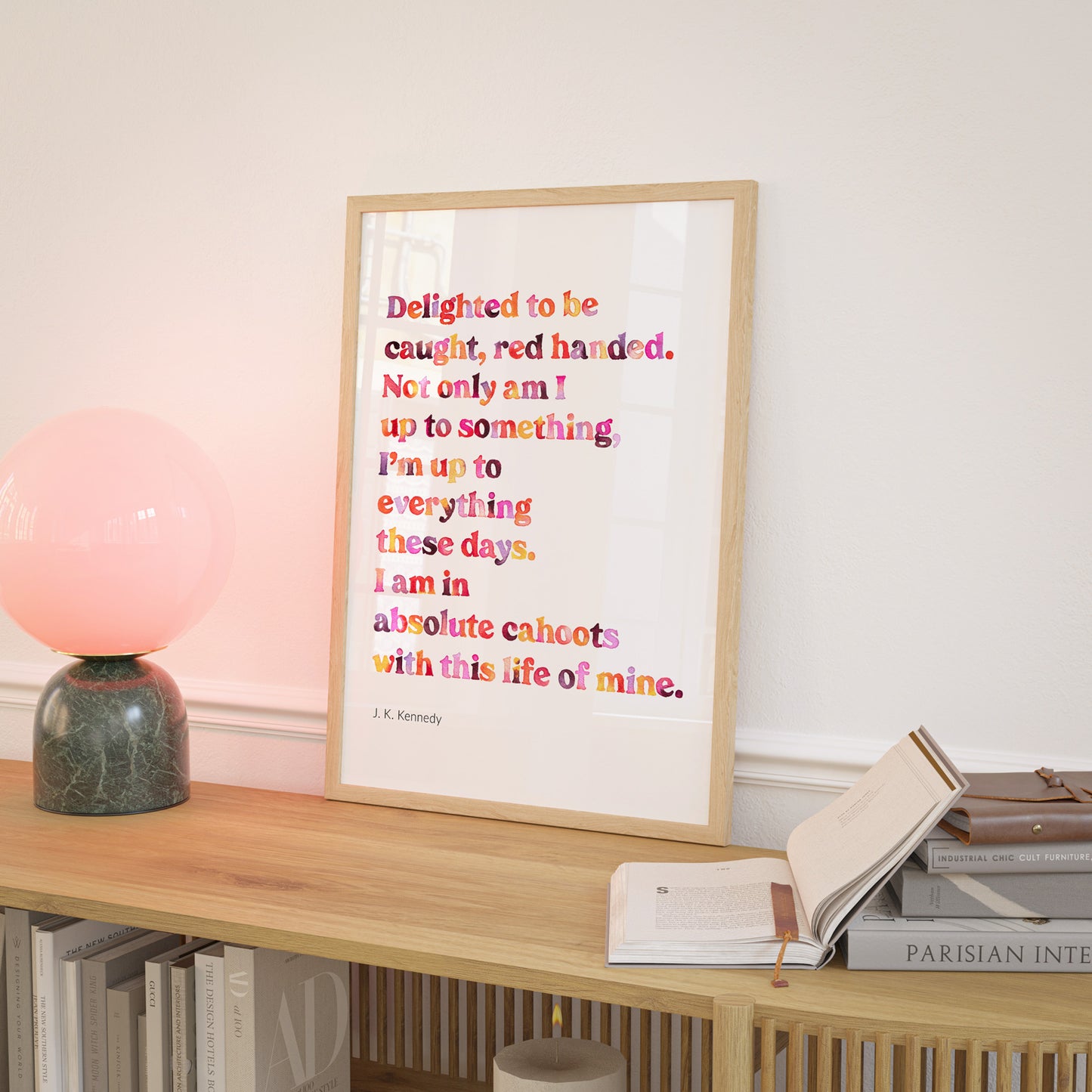 In Absolute Cahoots Poem Print