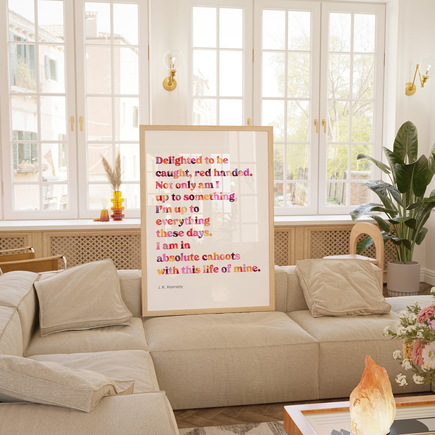 In Absolute Cahoots Poem Print