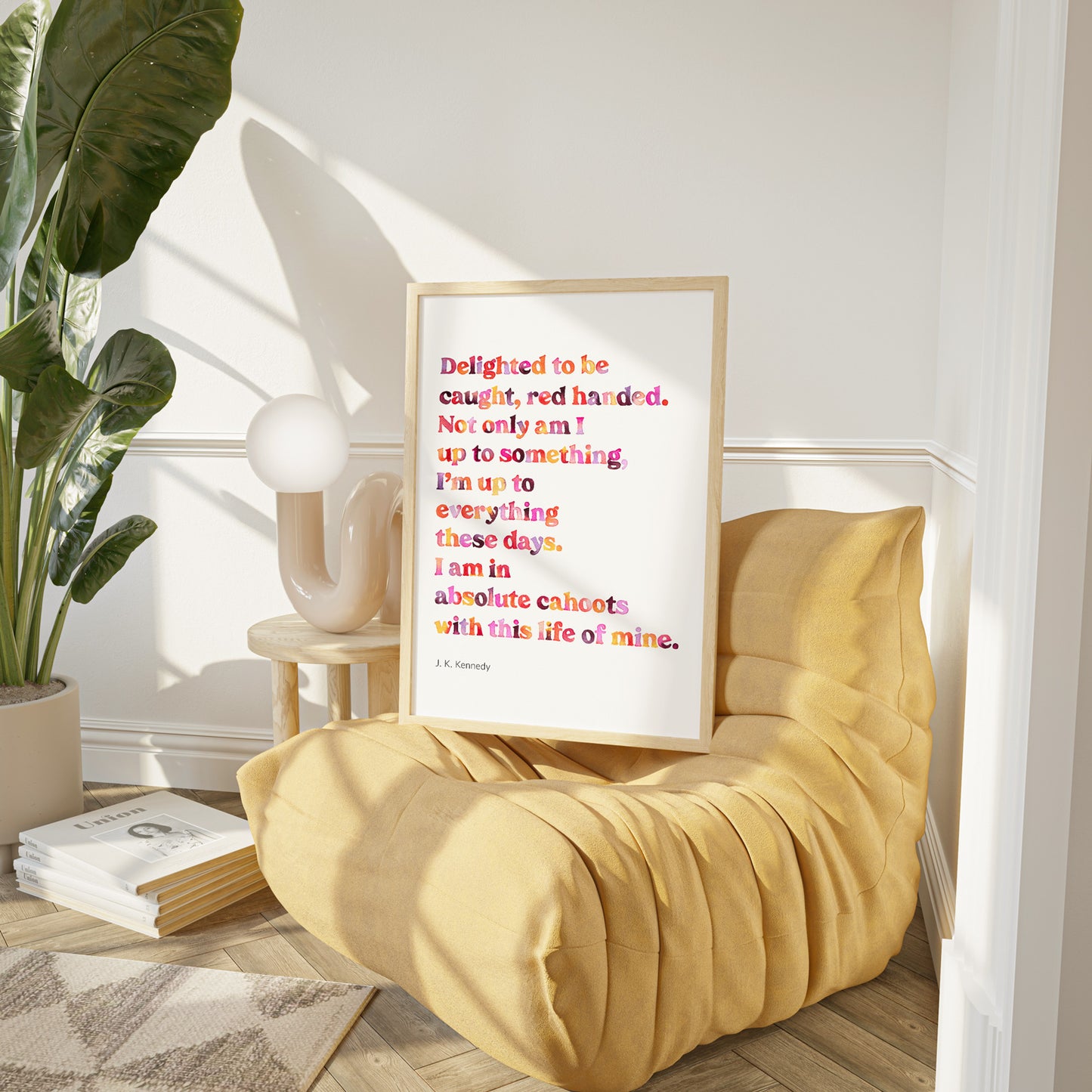 In Absolute Cahoots Poem Print