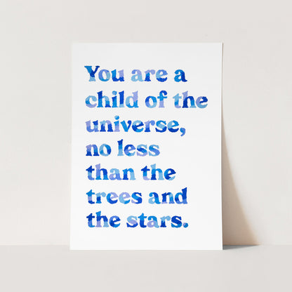 Child Of The Universe Quote