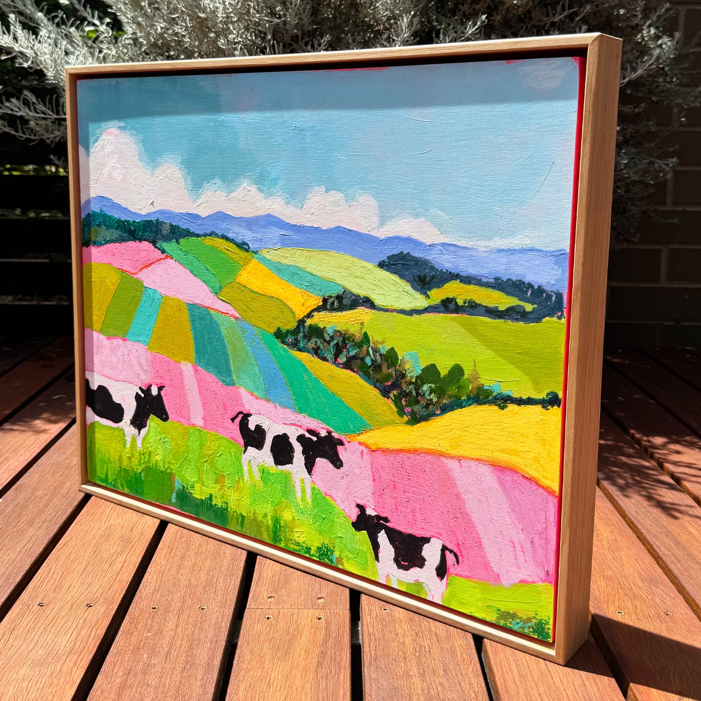 Hinterland Cows Original Landscape Artwork