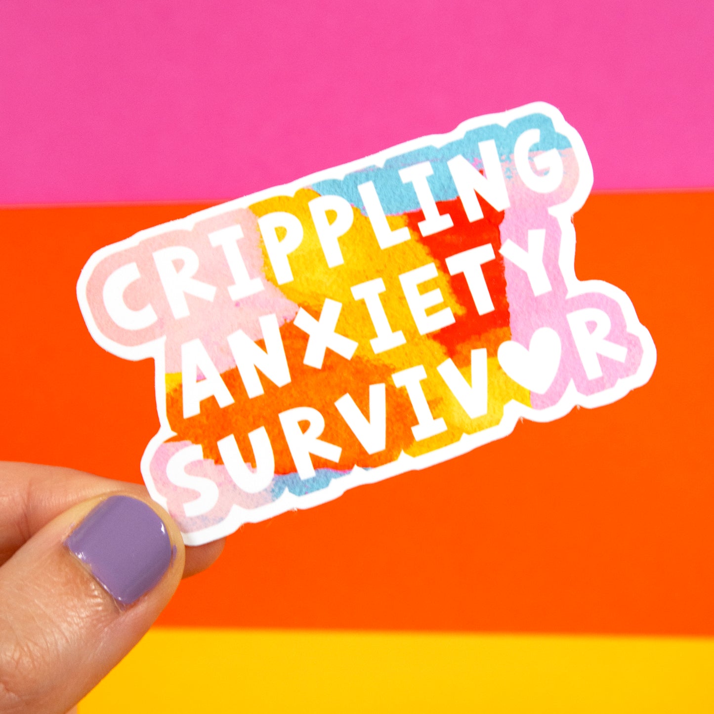 Crippling Anxiety Survivor Sticker