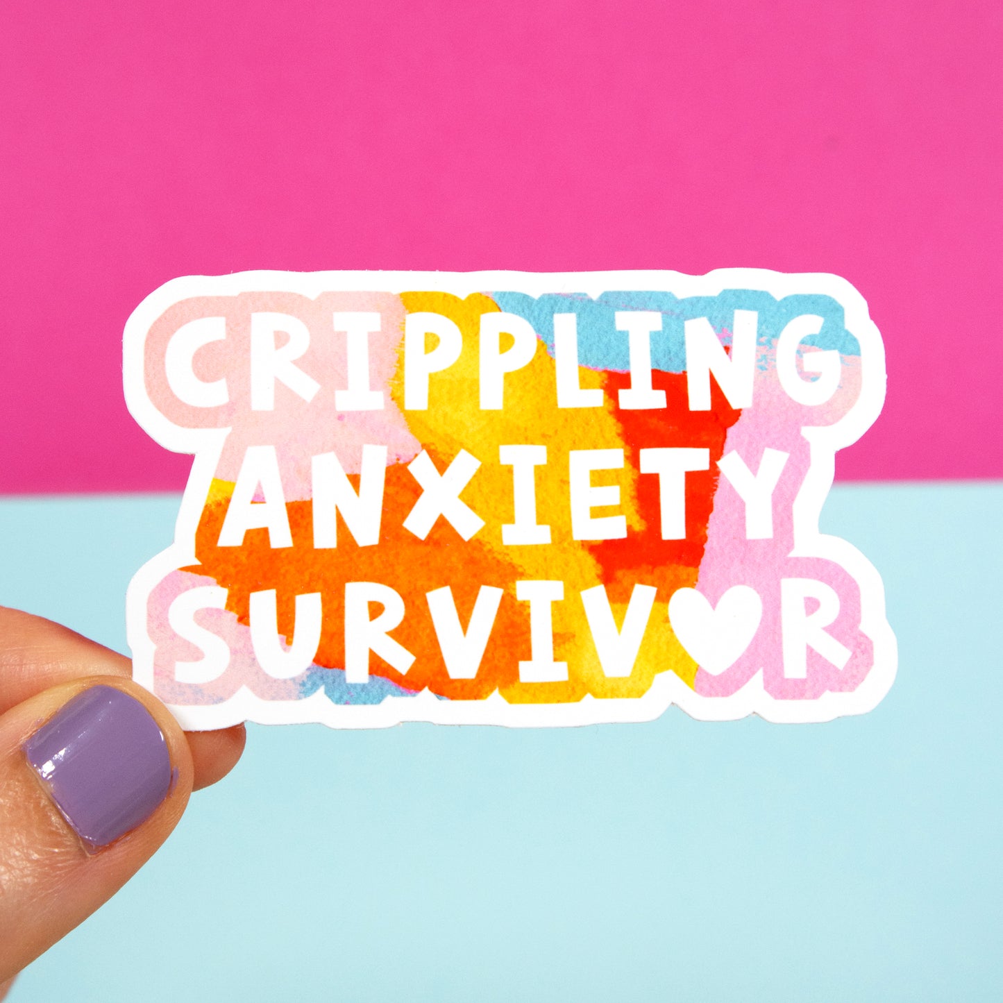 Crippling Anxiety Survivor Sticker