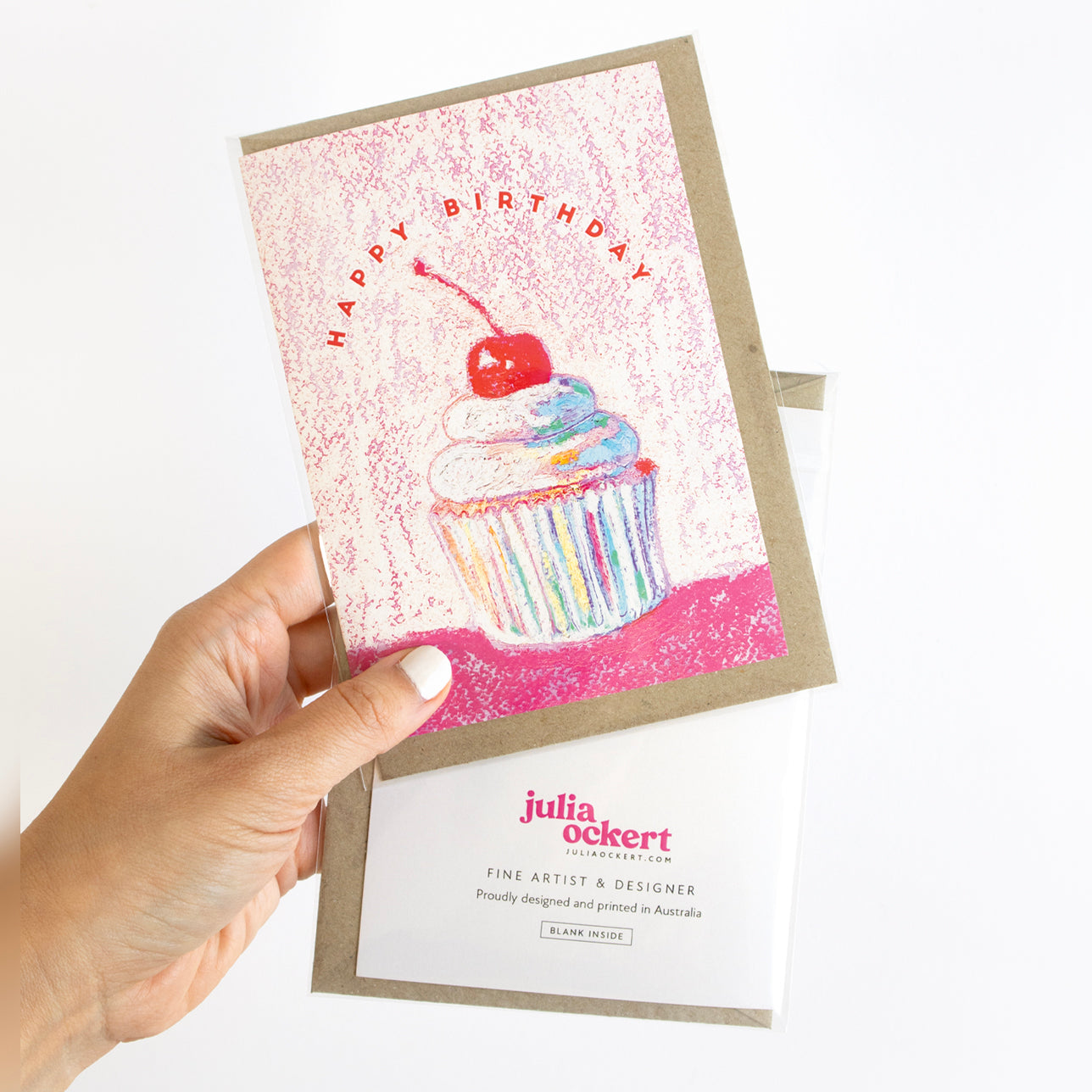 Happy Birthday Cupcake Greeting Card