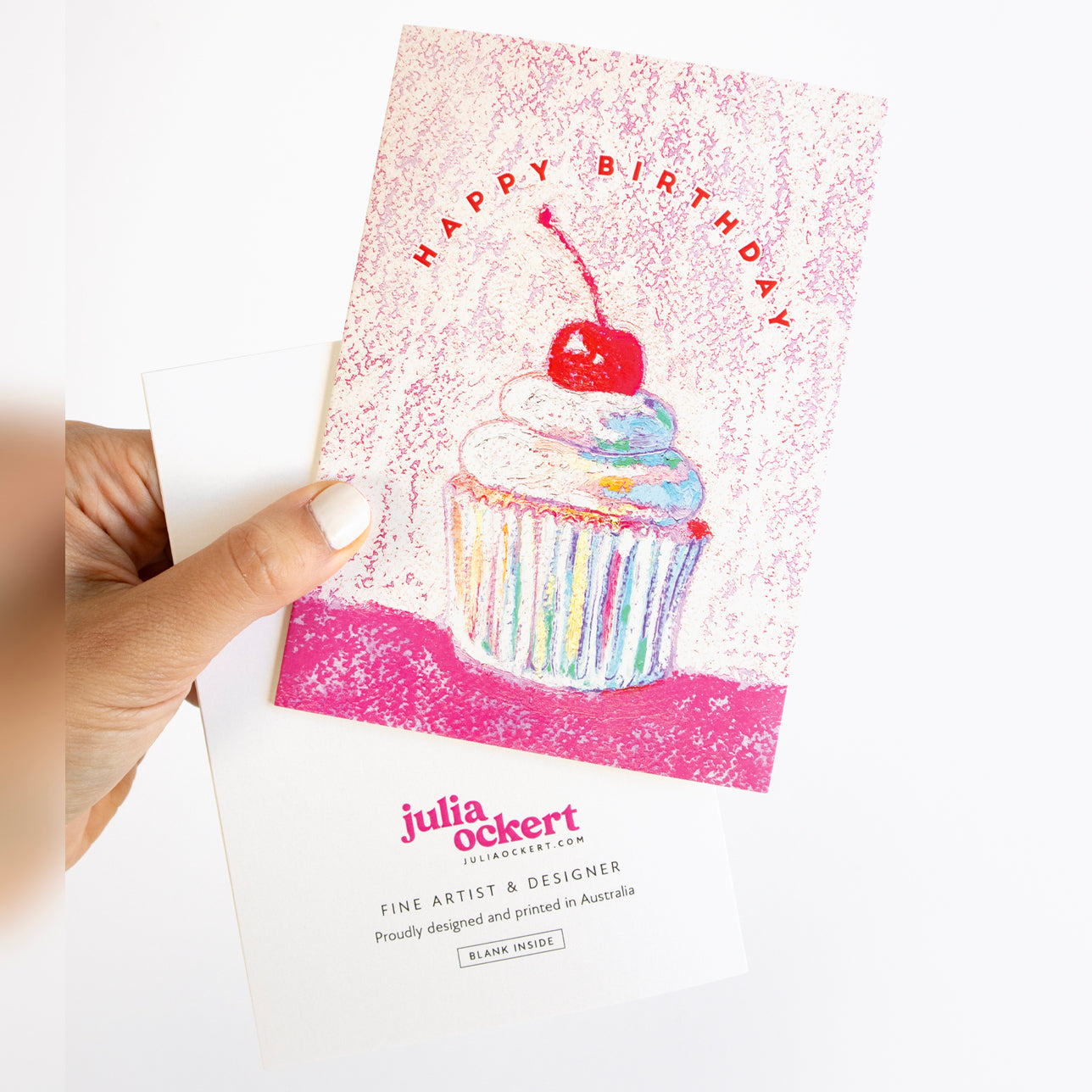 Happy Birthday Cupcake Greeting Card