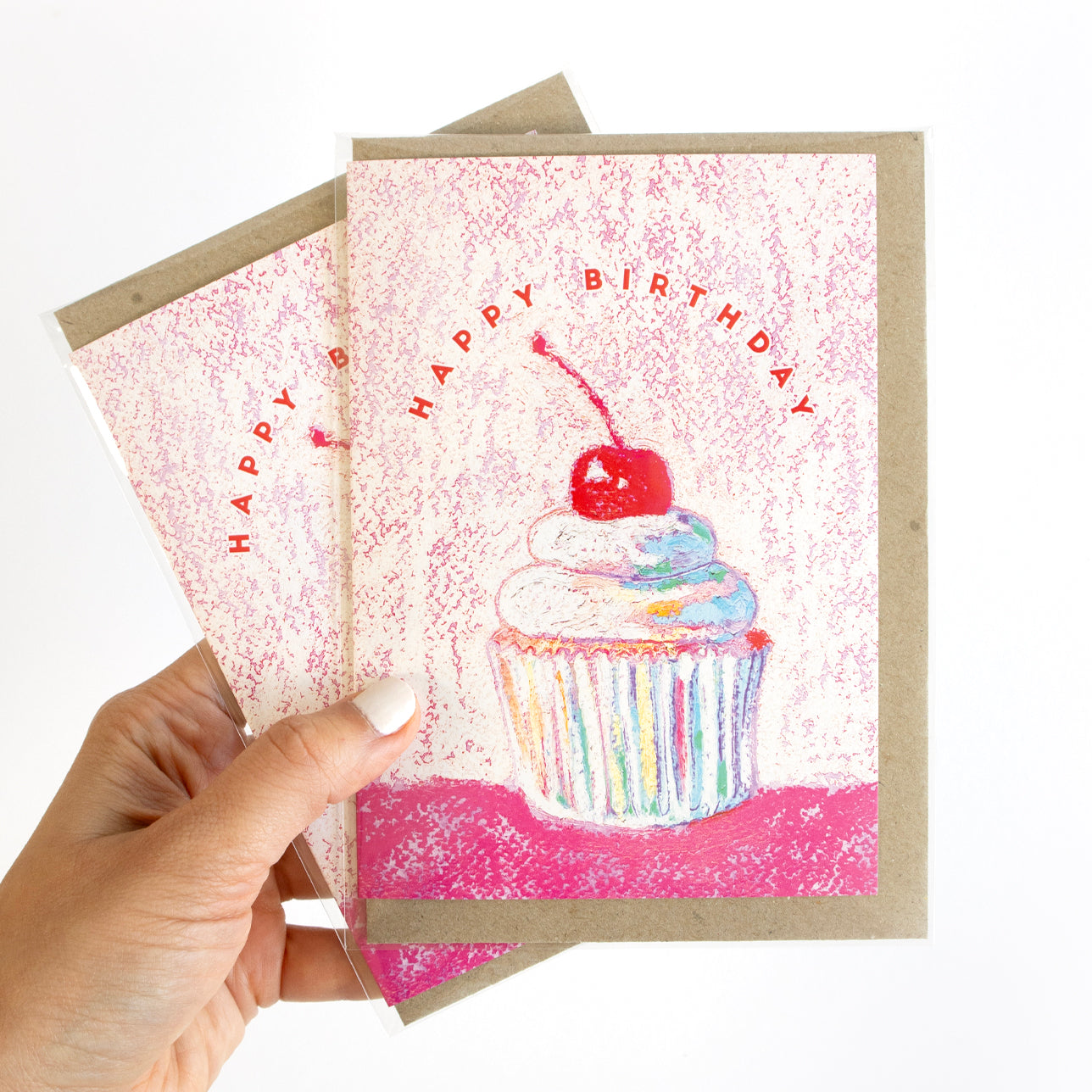 Happy Birthday Cupcake Greeting Card