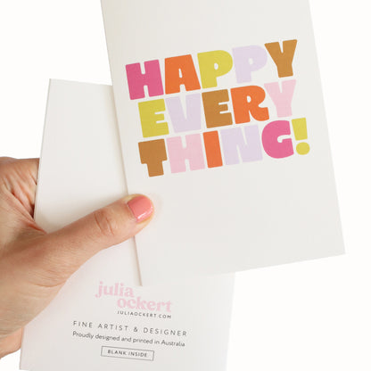 Happy Every Thing Greeting Card