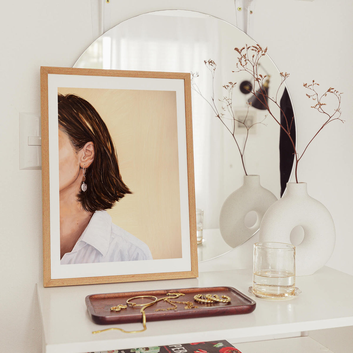 Her Other Side Art Print