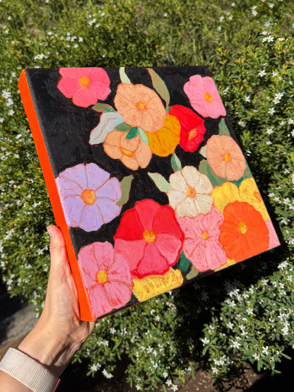 Midnight Moonflowers Original Artwork