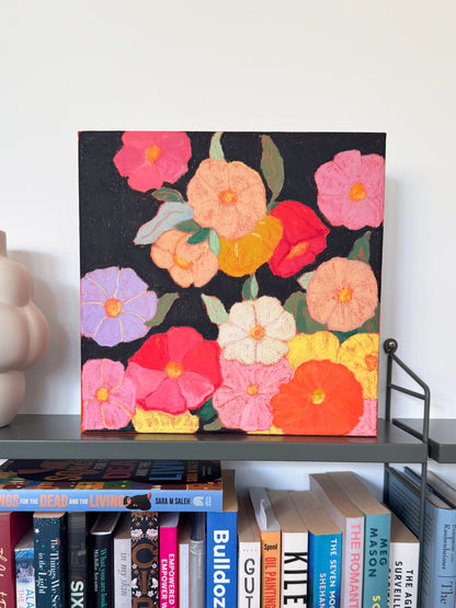 Midnight Moonflowers Original Artwork