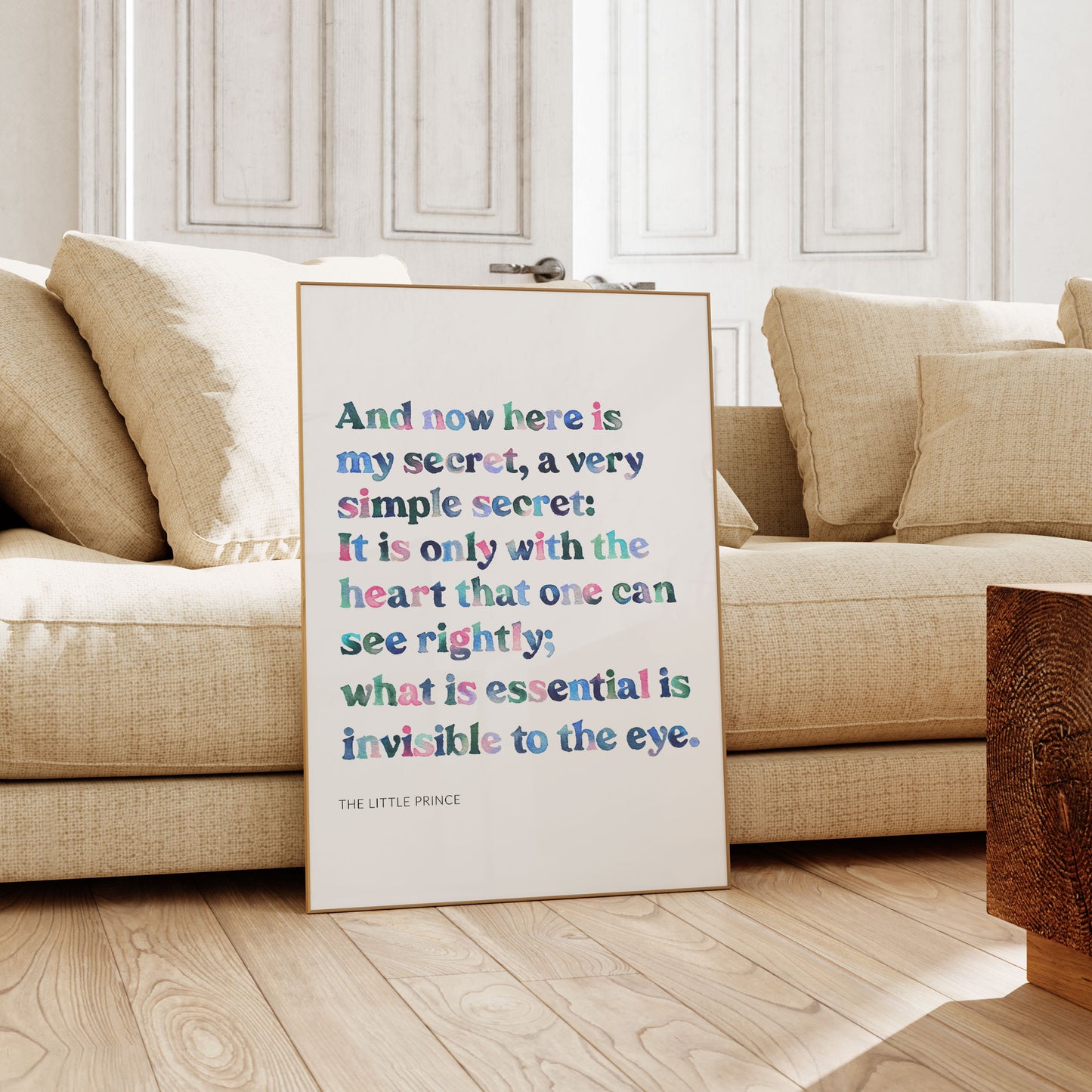 the little prince quote art print