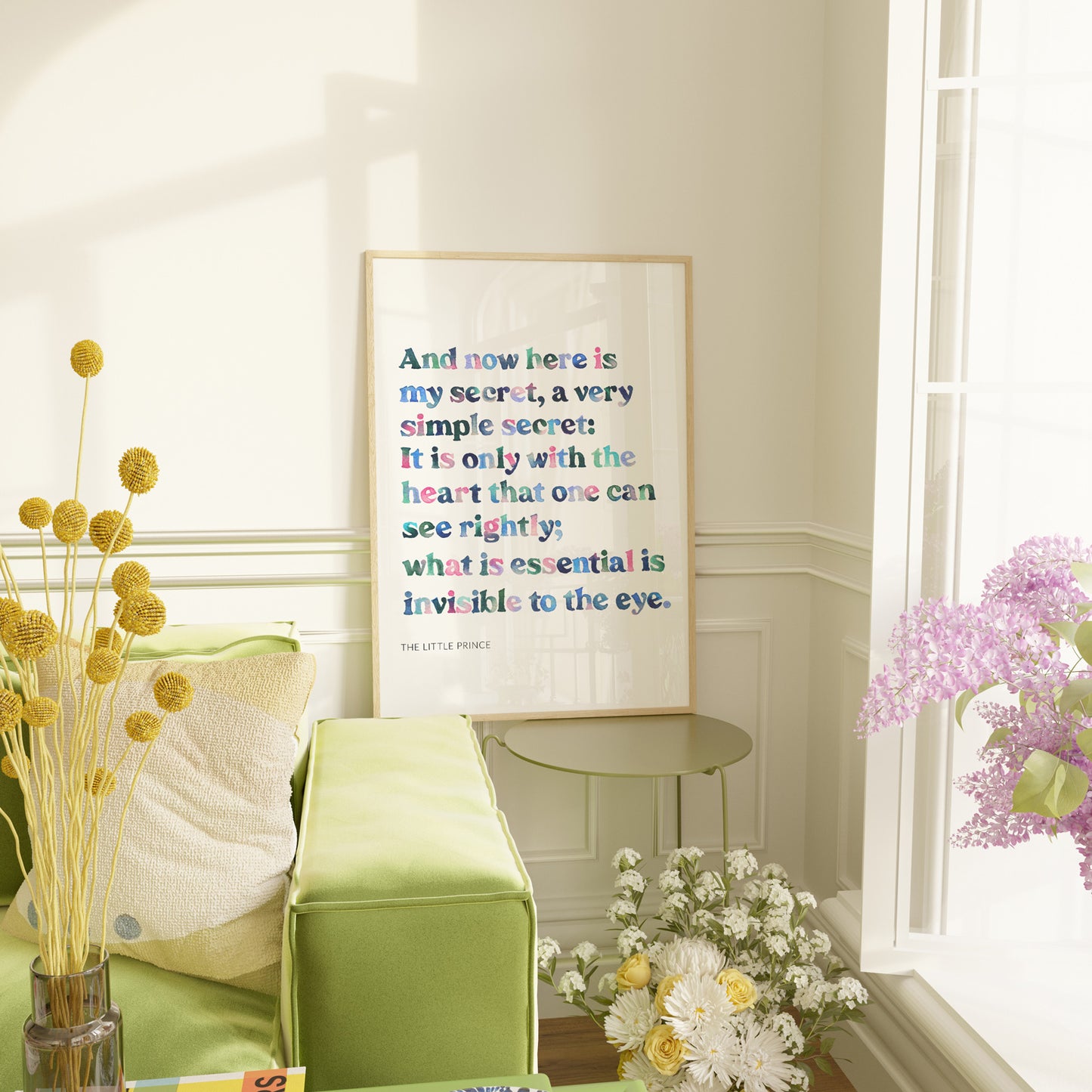 the little prince quote art print