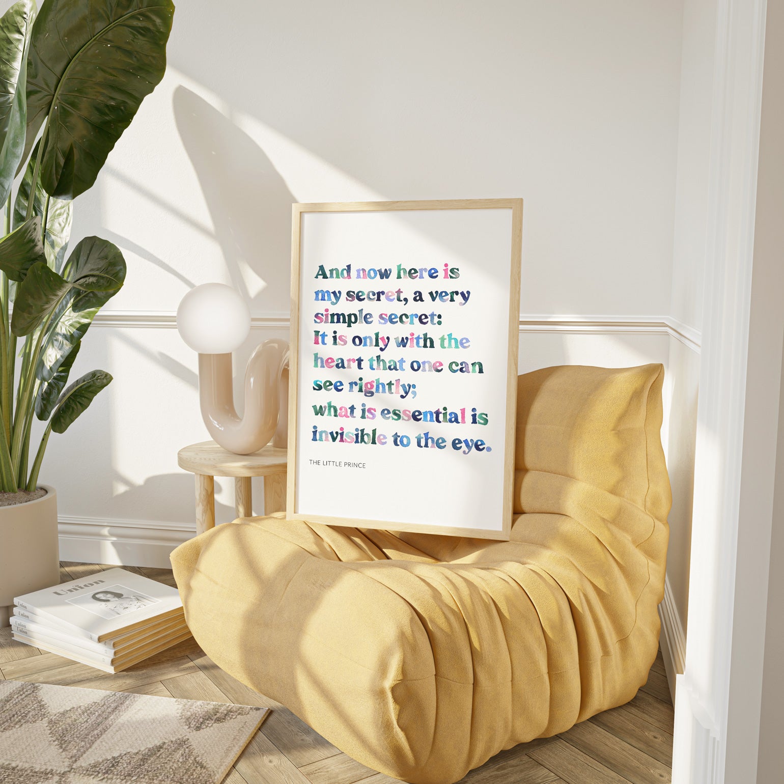 the little prince quote art print