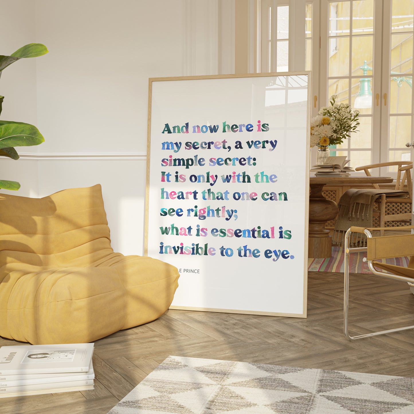 the little prince quote art print