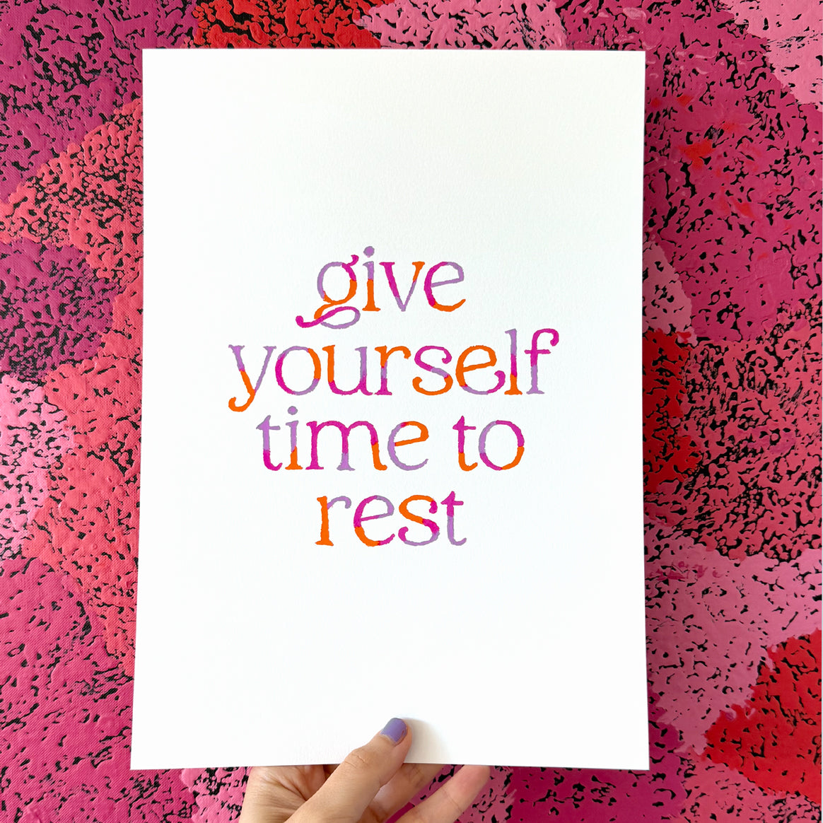 Give Yourself Time To Rest V2 Quote