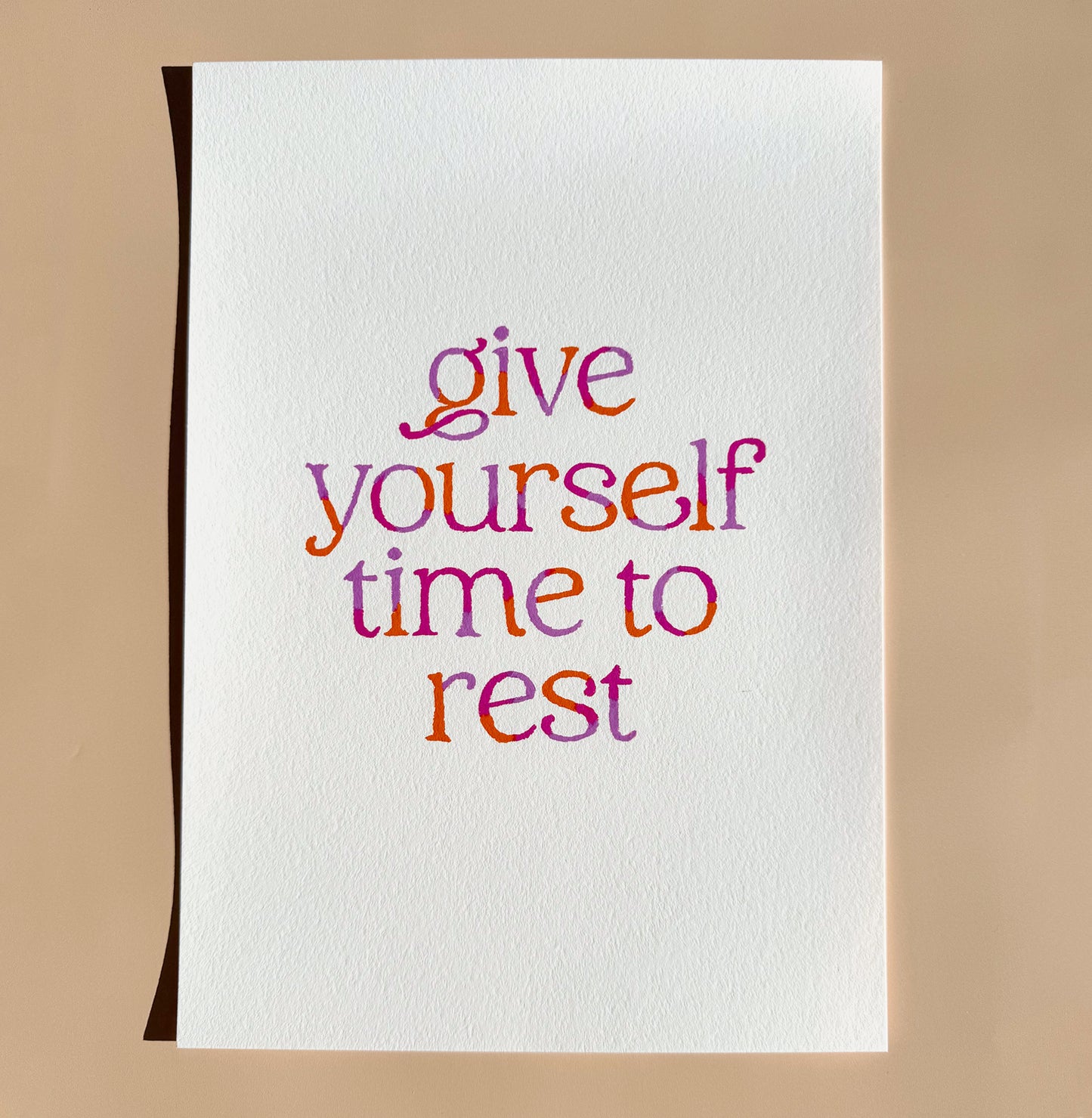 Give Yourself Time To Rest V2 Quote