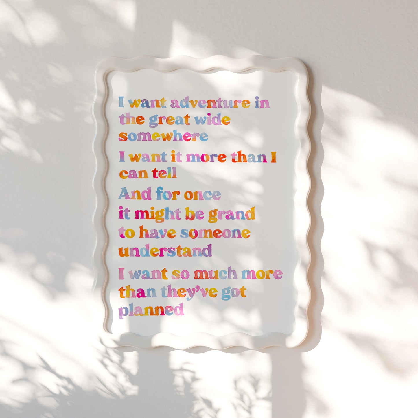 I Want Adventure (Belle Reprise Song) Print