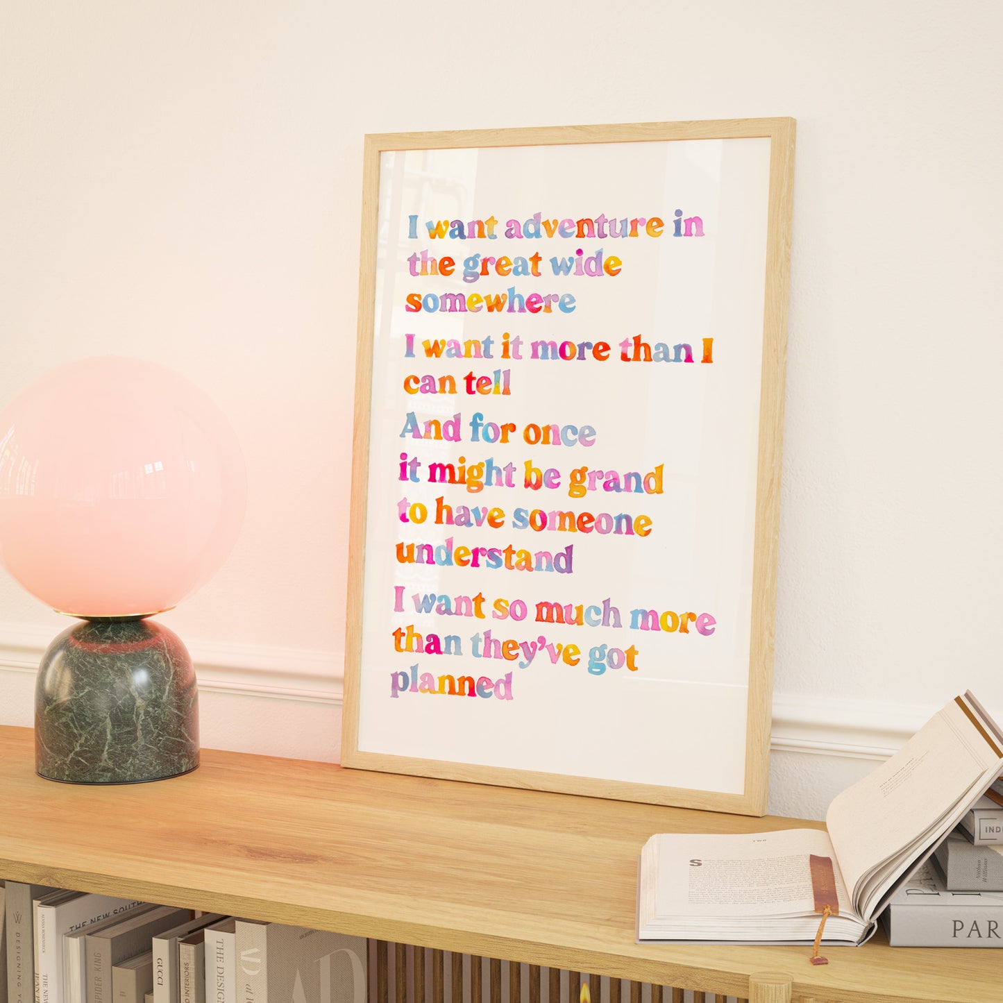 I Want Adventure (Belle Reprise Song) Print