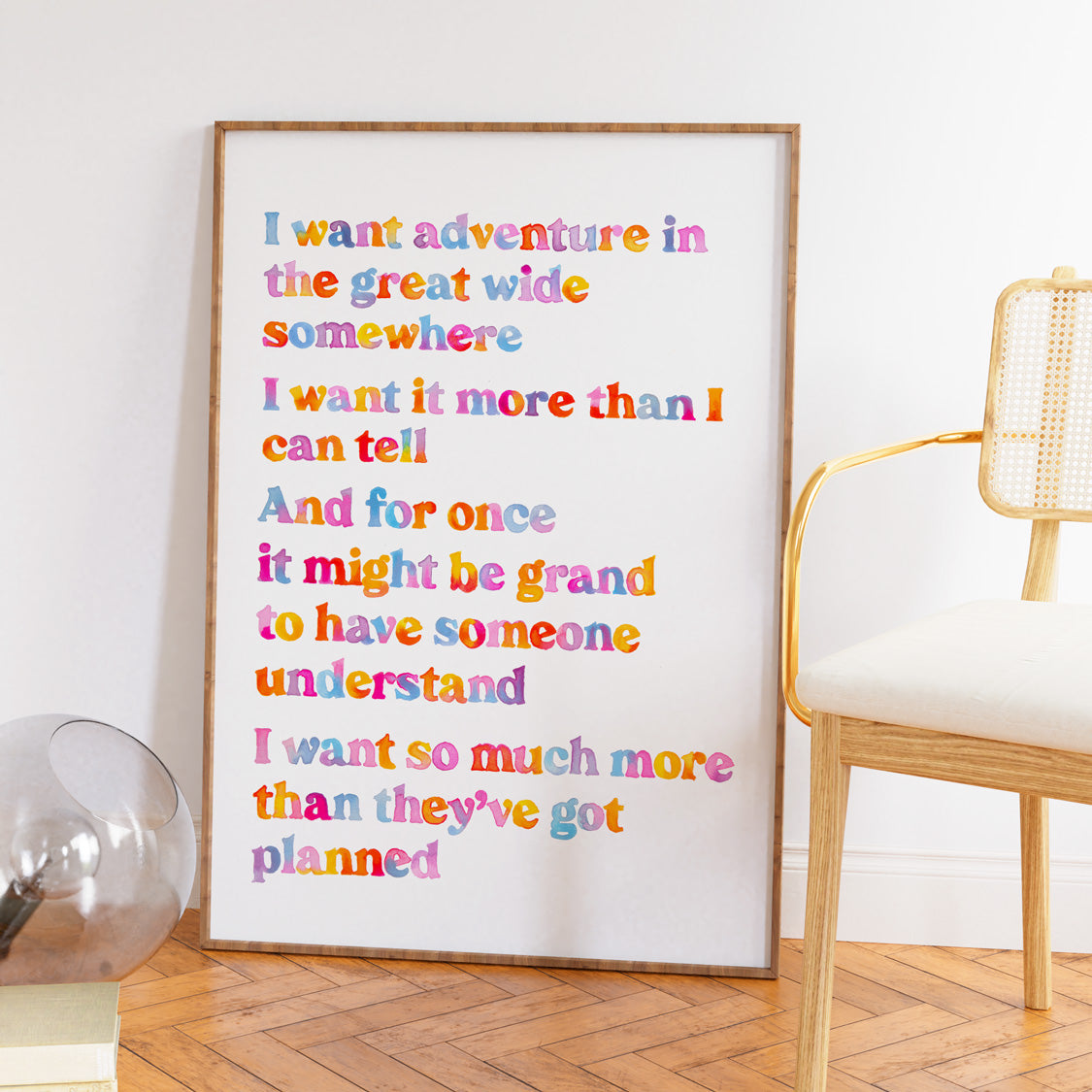 I Want Adventure (Belle Reprise Song) Print