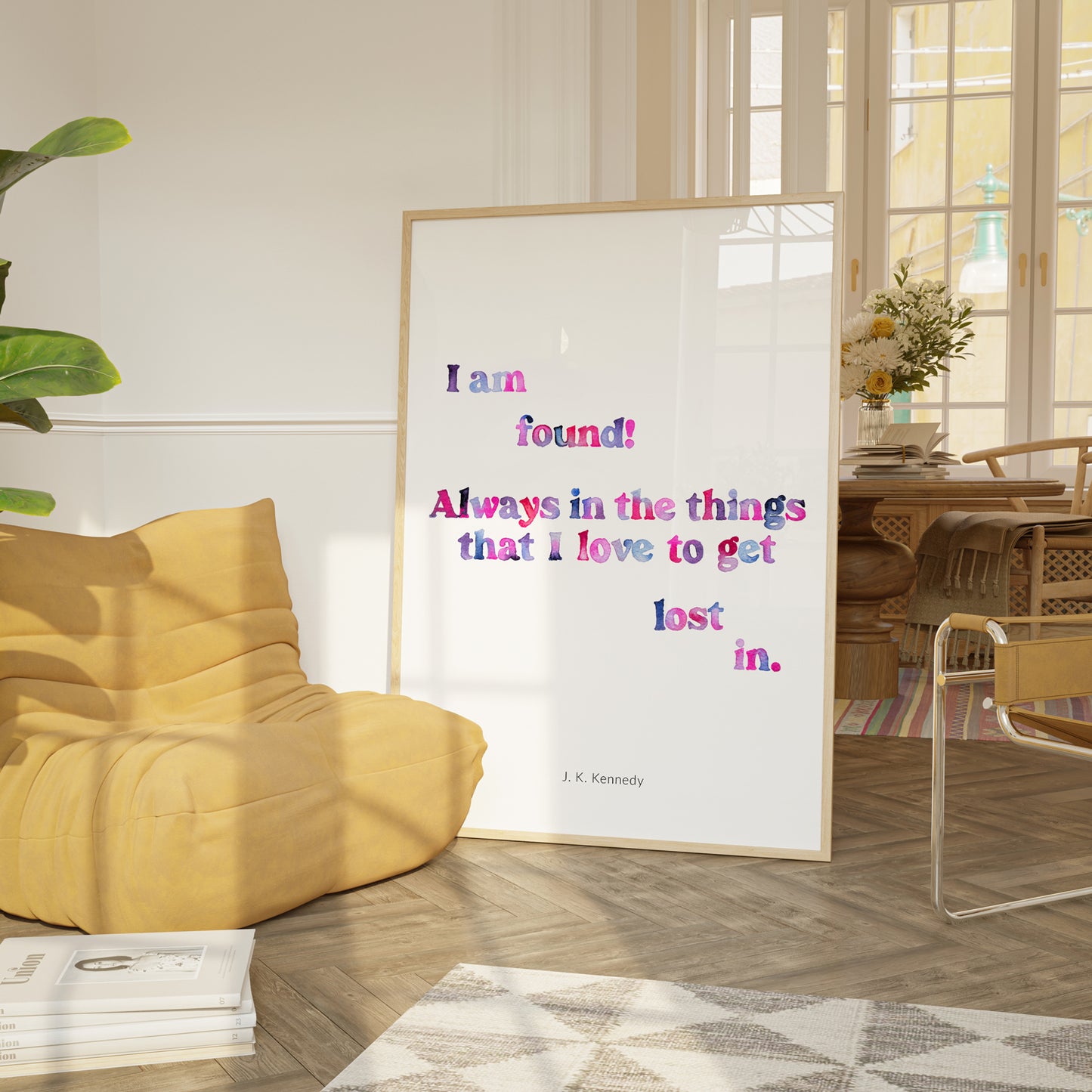 Love To Get Lost Poem Print