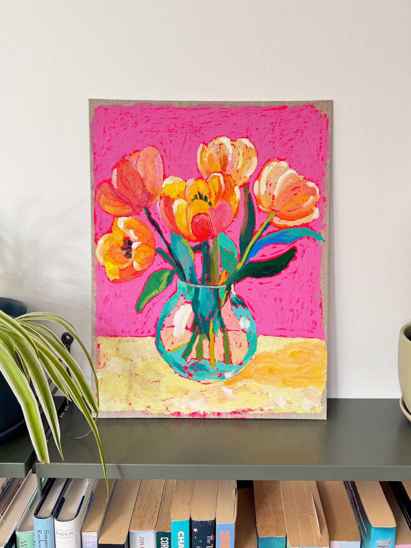 Tulips In Bloom Original Artwork