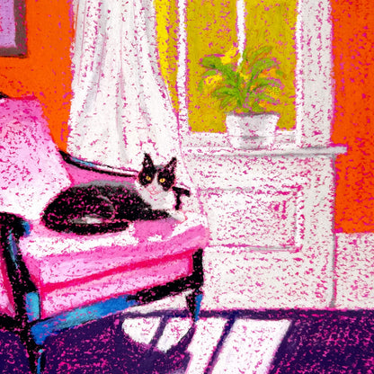 The Cat's Abode Art Print
