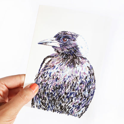 Magpie Greeting Card