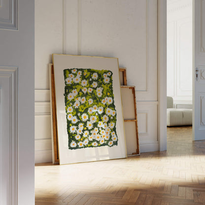 Living In The Daisies Art Print