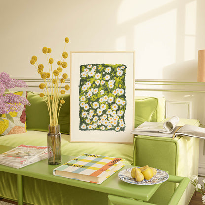 Living In The Daisies Art Print