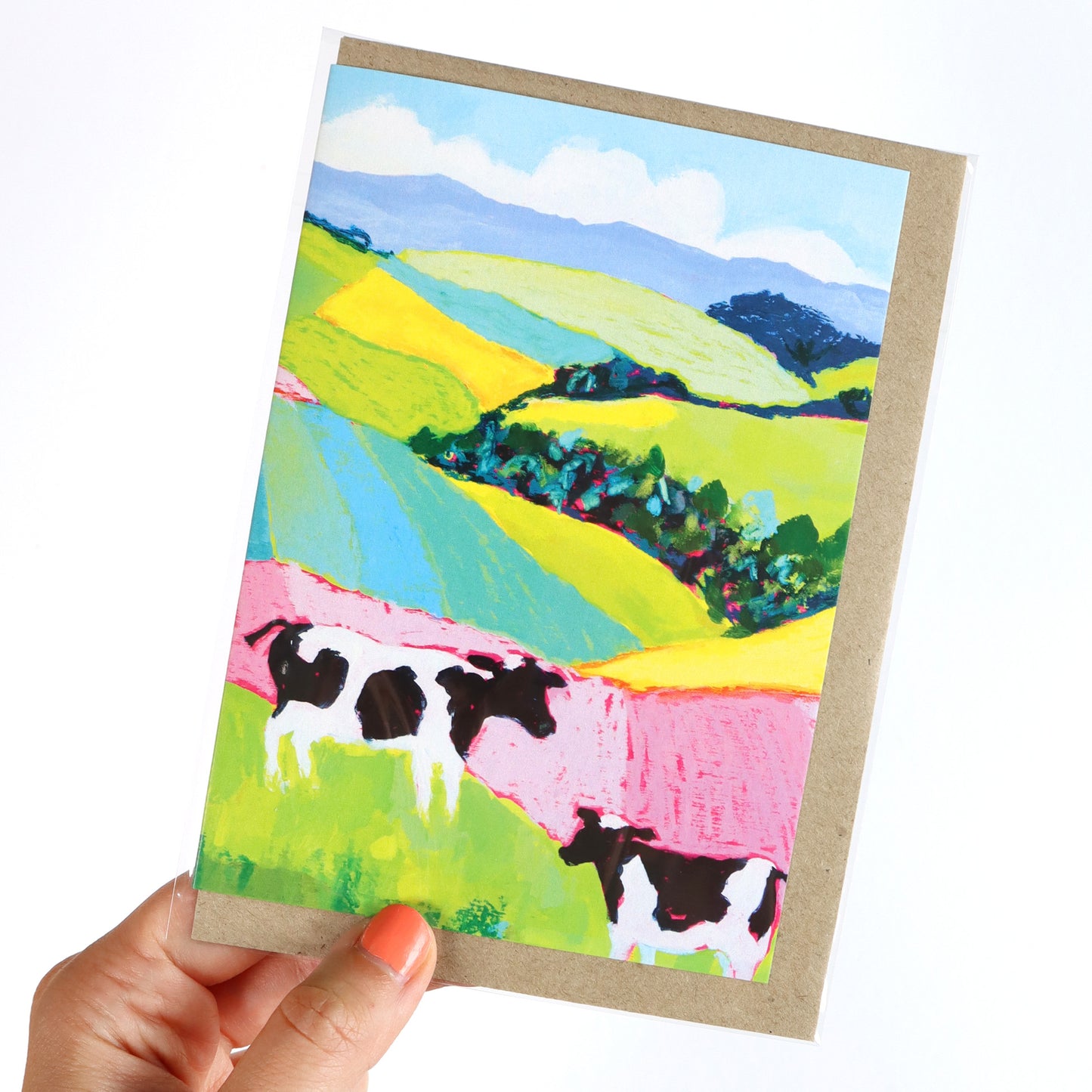 Moo Cows Greeting Card