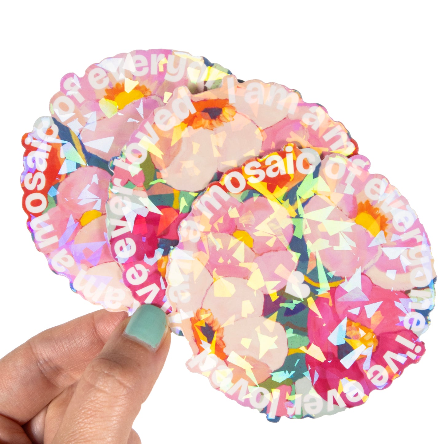 I Am A Mosaic Of Everyone I've Loved Sticker