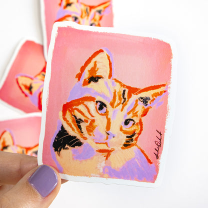 Little Tiger Vinyl Sticker