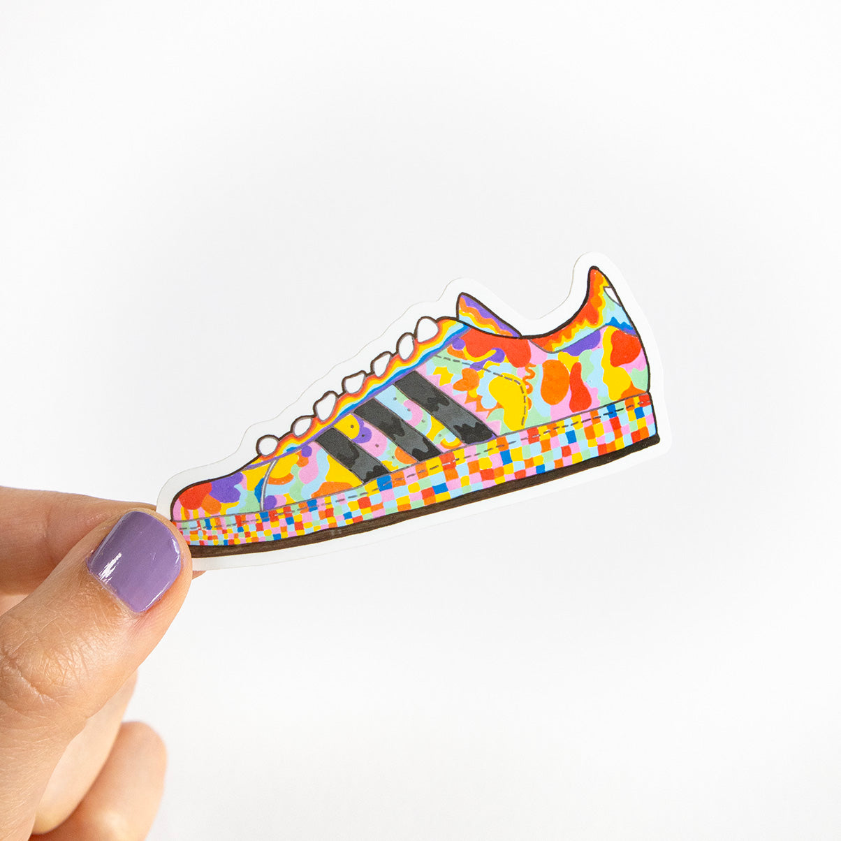 Rainbow Sneaker Vinyl Sticker