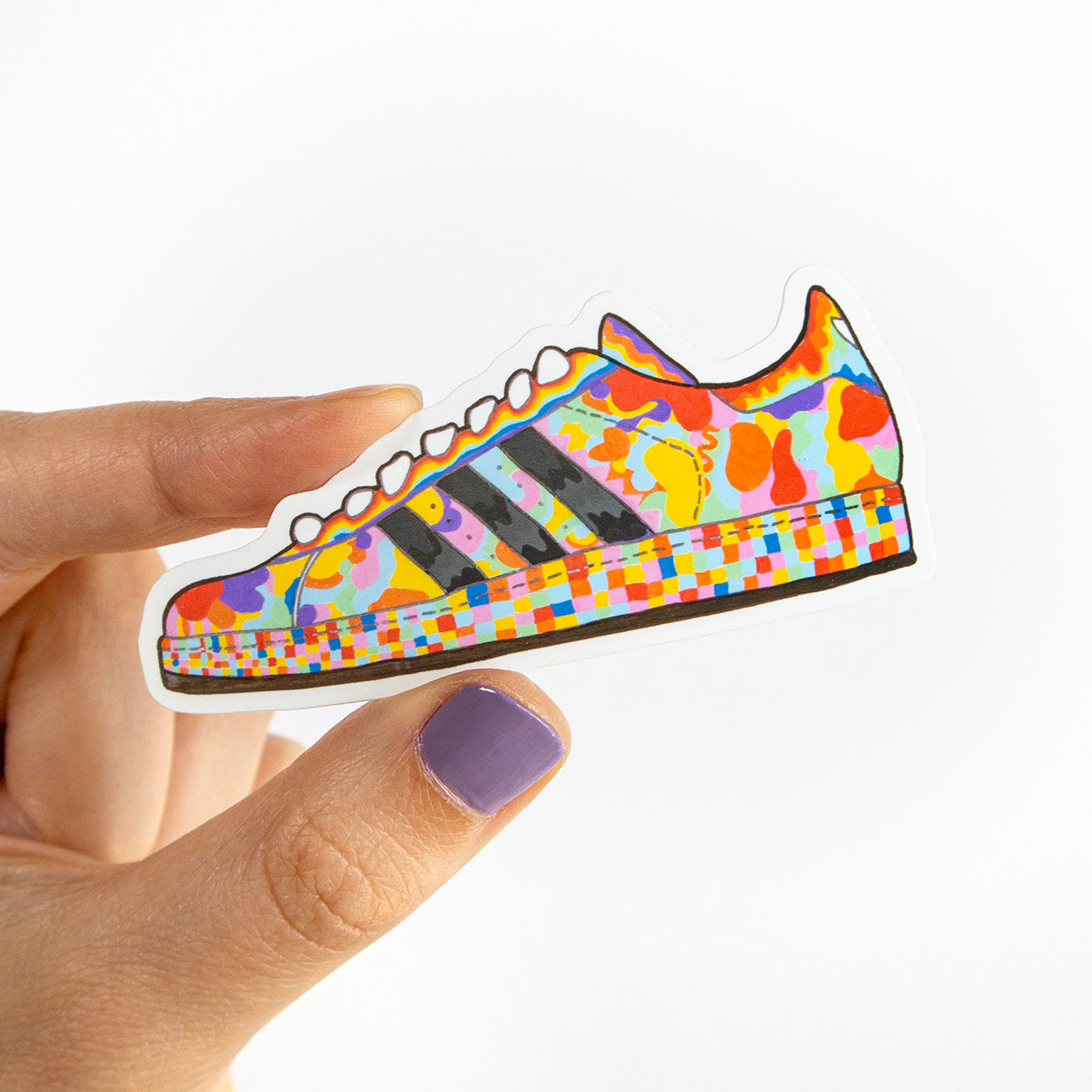 Rainbow Sneaker Vinyl Sticker