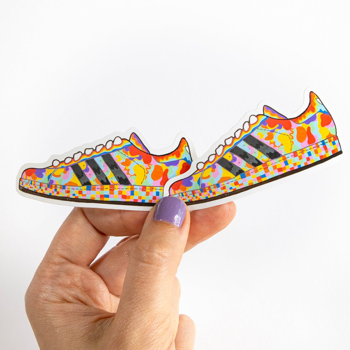 Rainbow Sneaker Vinyl Sticker