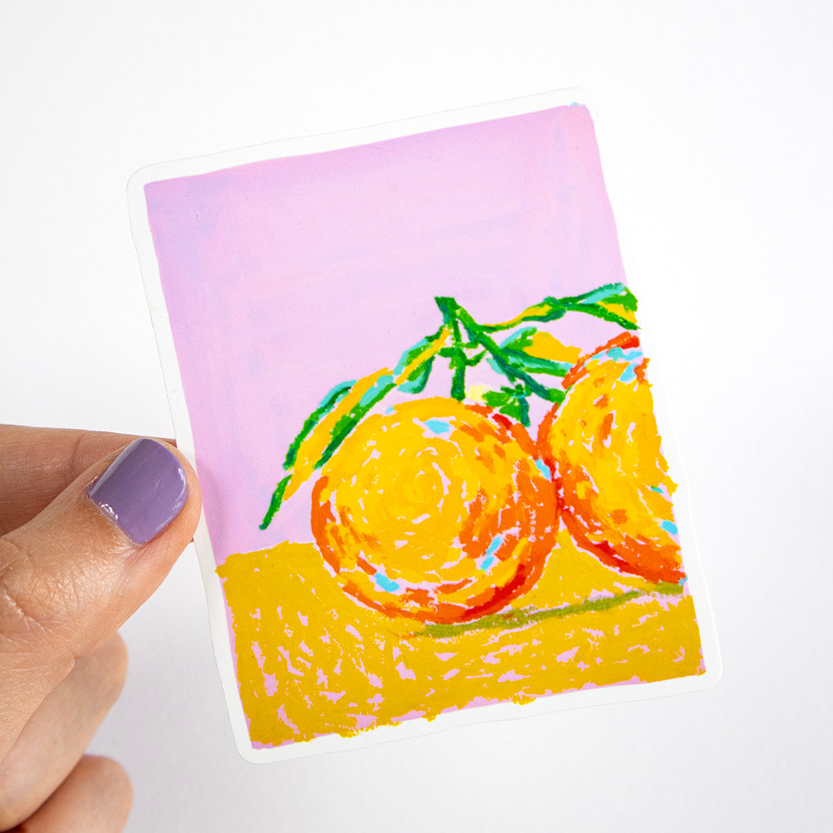 Little Oranges Vinyl Sticker