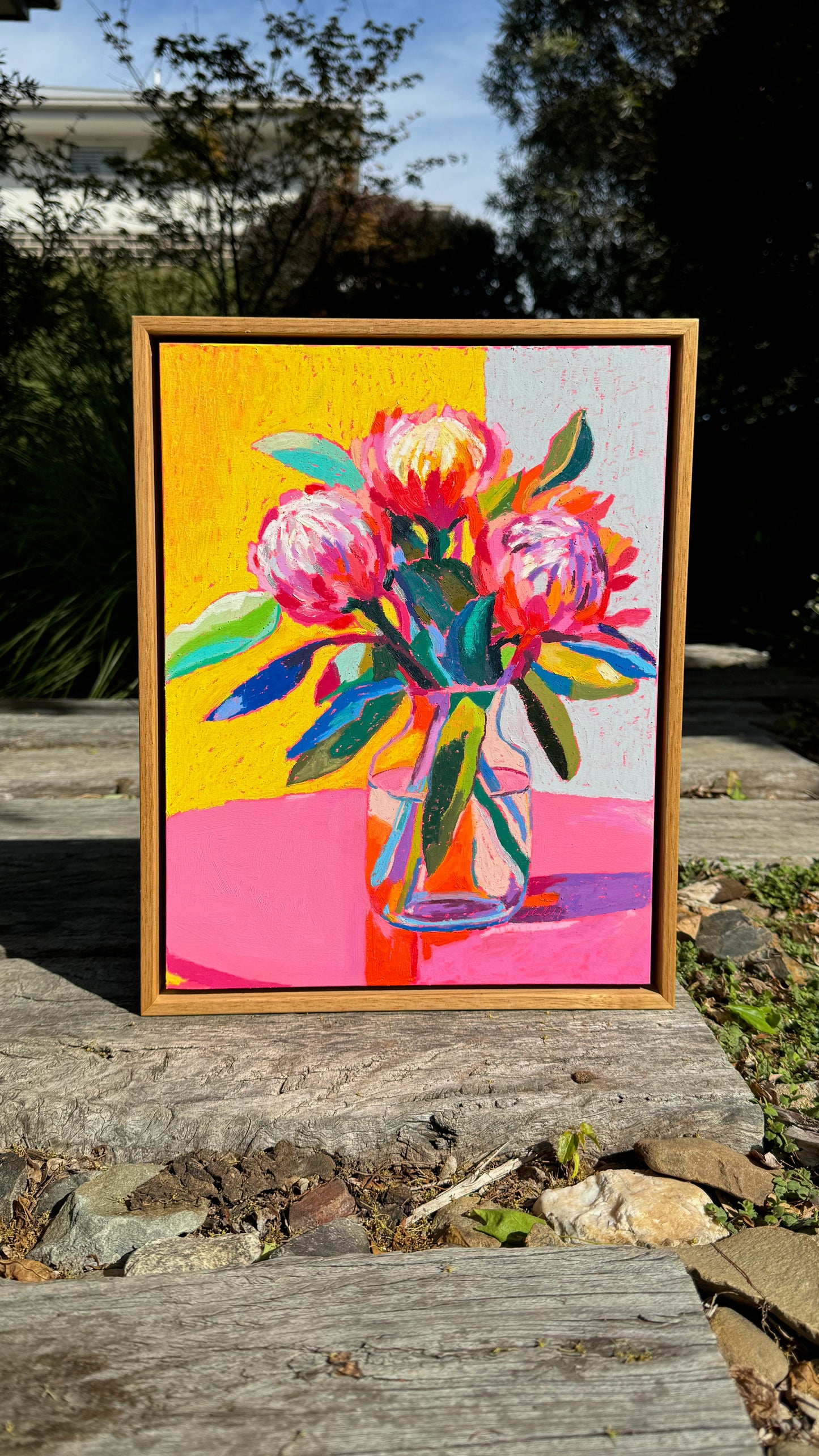 Protea Flowers Original Artwork