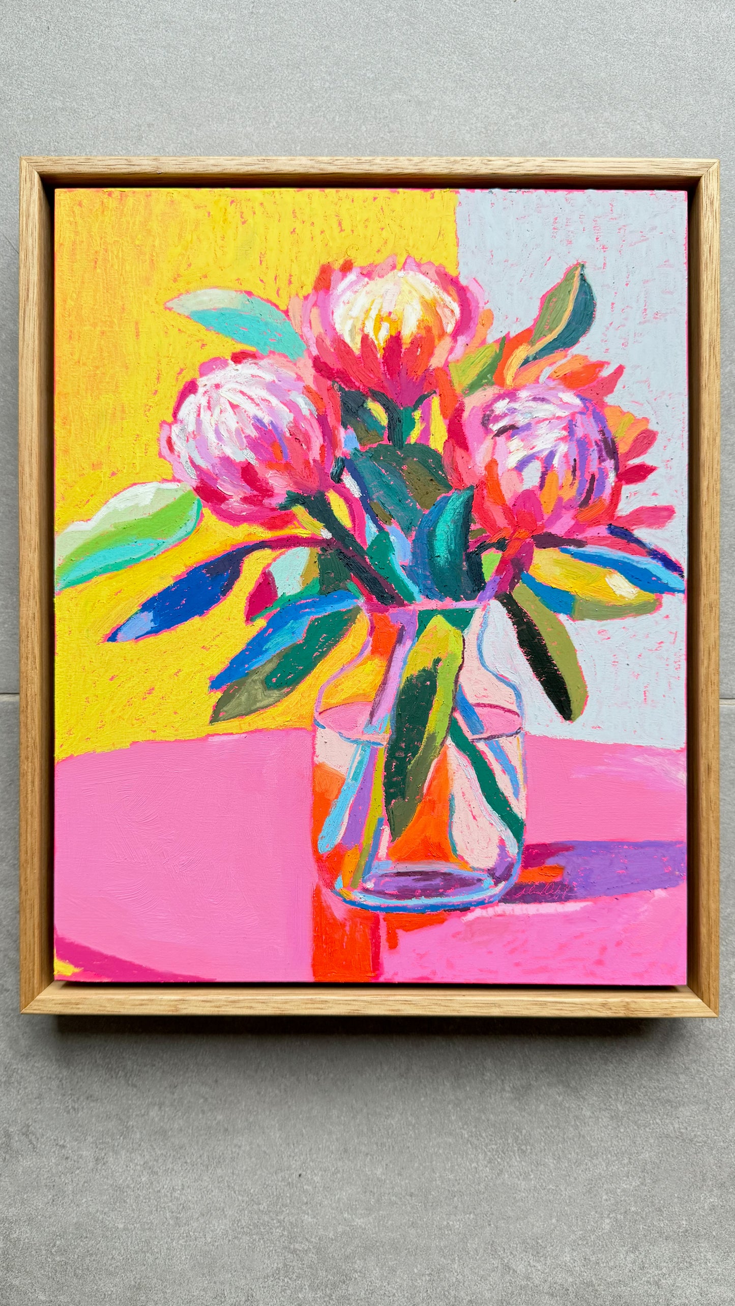 Protea Flowers Original Artwork