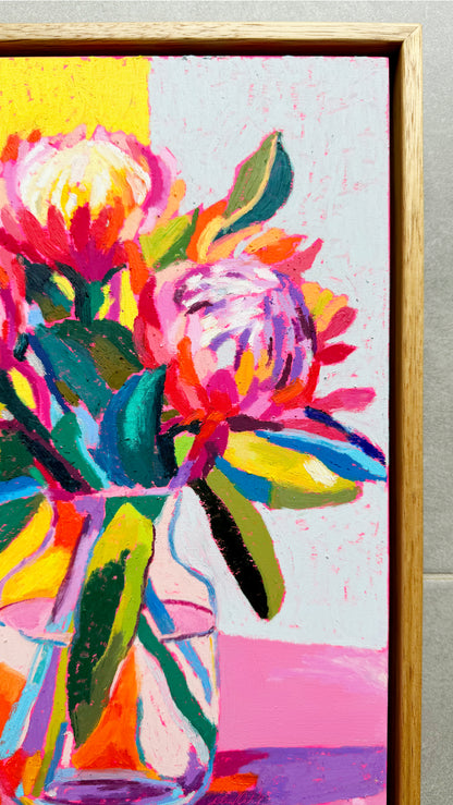 Protea Flowers Original Artwork