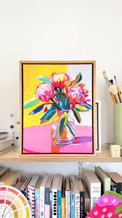 Protea Flowers Original Artwork