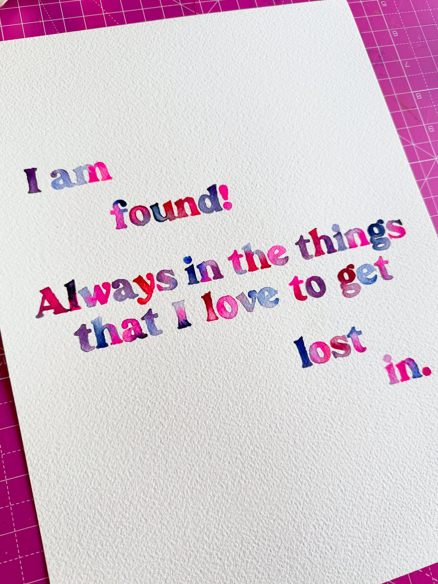 Love To Get Lost Original Watercolour Painting